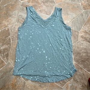 Maurice’s 24/7 Women’s Paint Splatter Vneck Stretchy Tanktop - Size 1X